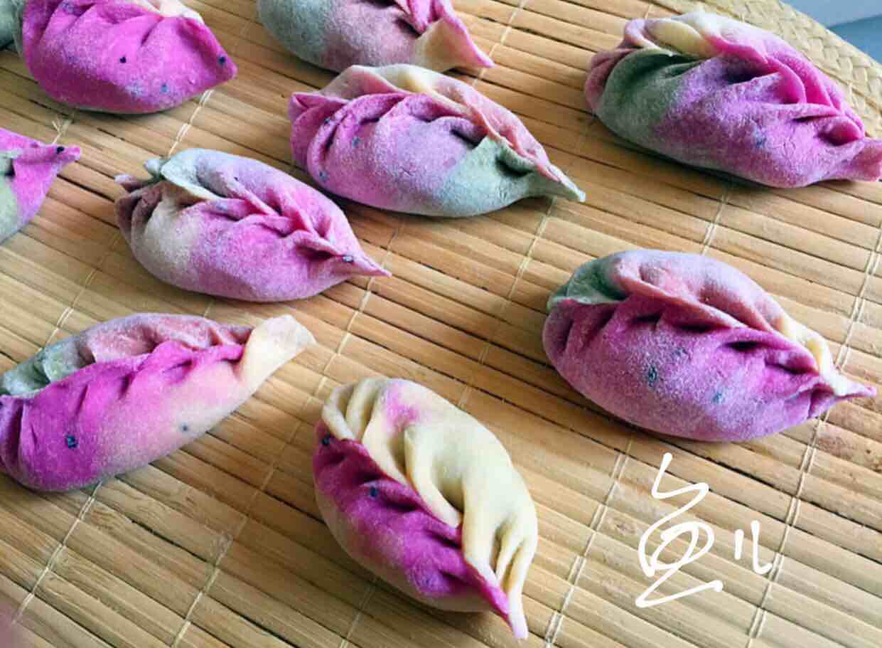 Colorful Dumplings recipe