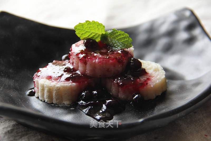 Blueberry Yam Cake recipe