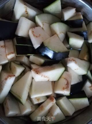 Stewed Eggplant with Lotus Root recipe