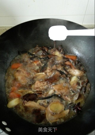 #trust之美#small Chicken Roasted Meat Mushrooms recipe