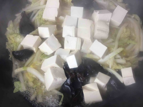 Tofu Stewed with Cabbage recipe