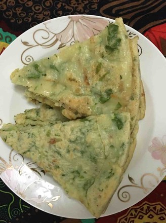 Vegetable Shrimp Egg Pancake recipe