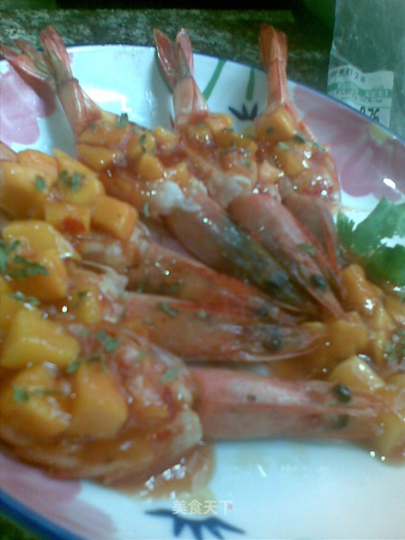 Sweet and Spicy Appetizer-thai Mango Shrimp