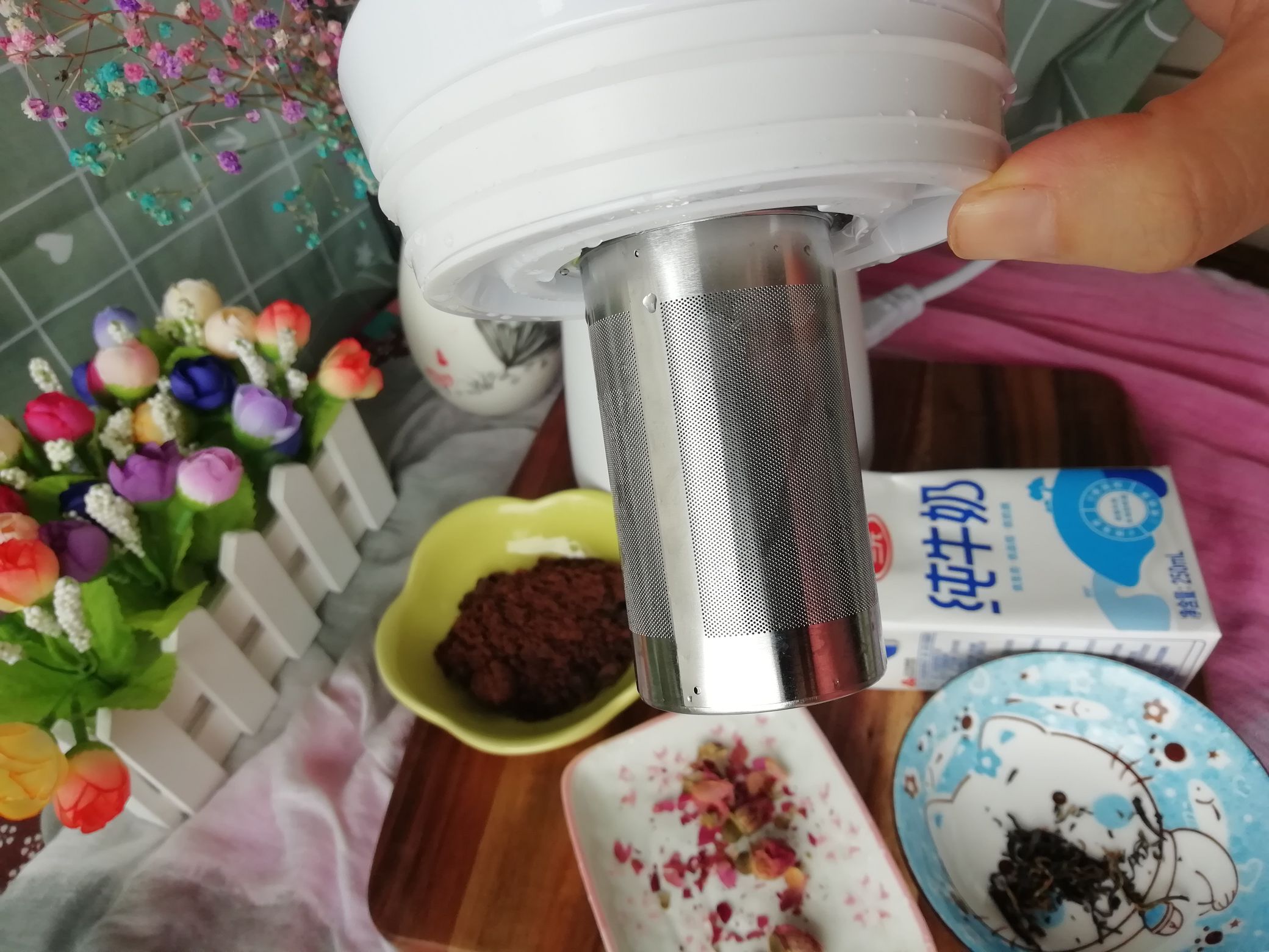 Brown Sugar Rose Milk Tea recipe