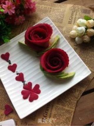 Red Rose Crepes recipe