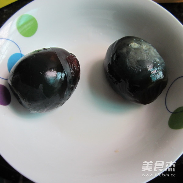 Preserved Egg with Cold Dressing recipe