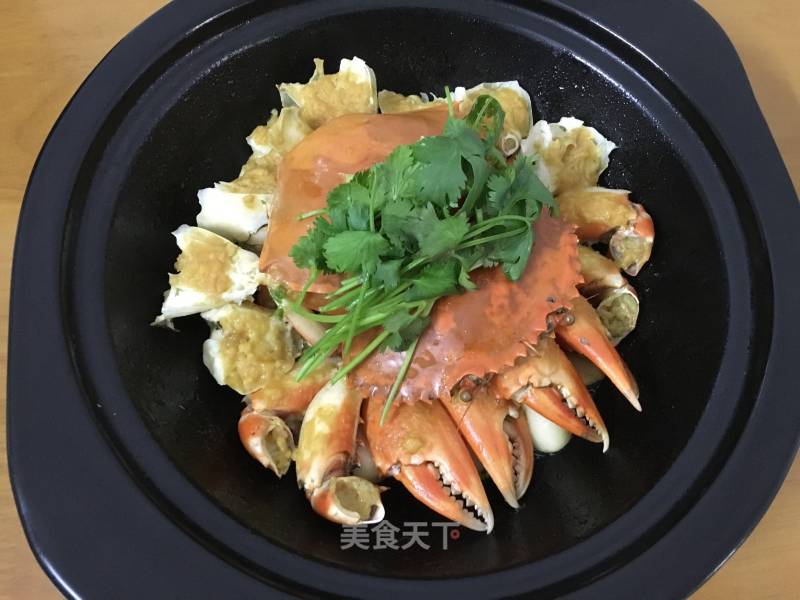 Baked Crab with Bean Sauce recipe