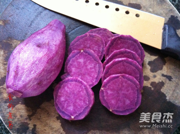 Purple Sweet Potato Milk Osmanthus Soup recipe