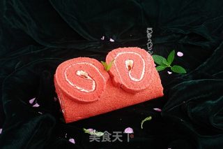 #四session Baking Contest is Love to Eat Festival#red Velvet Cream Rolls recipe
