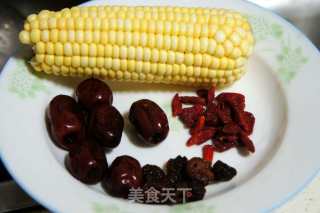 Tender Corn Porridge with Wolfberry and Red Dates recipe