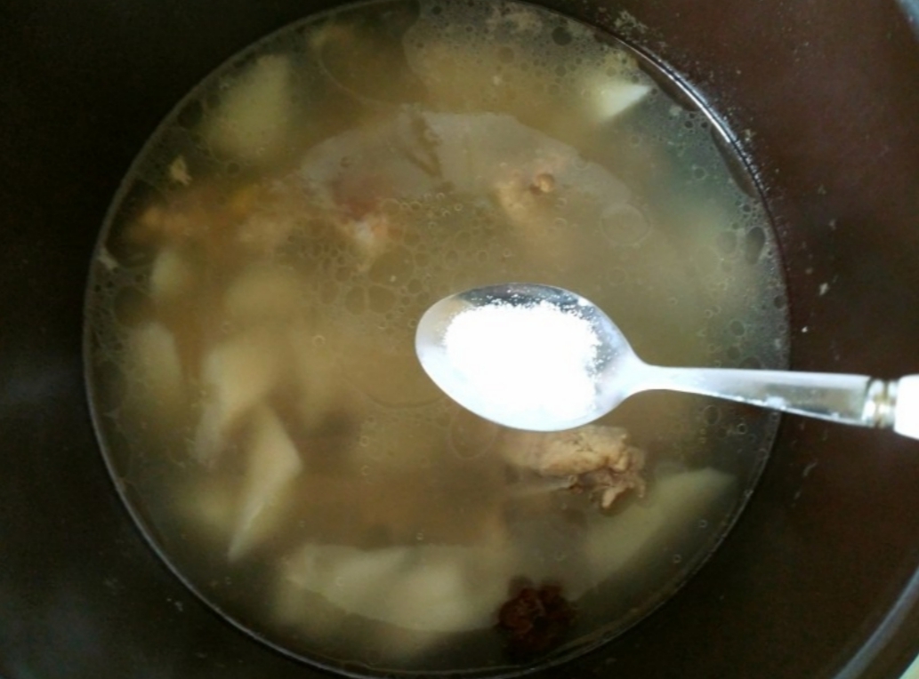 Yam Pork Ribs Soup recipe