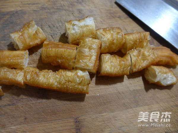 Rape Long You Tiao Rice Cake Soup recipe