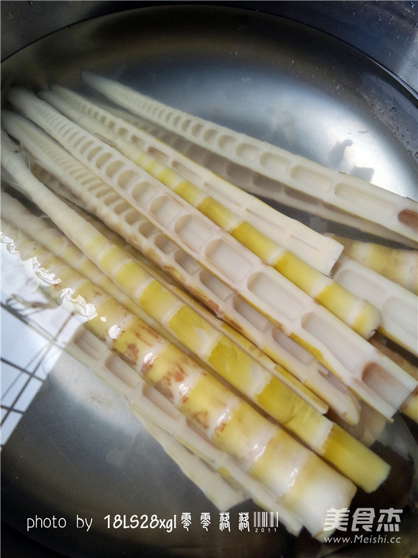 Braised Bamboo Shoots in Oil recipe