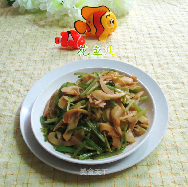 Celery Stir-fried Bamboo Shoots