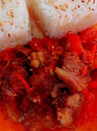 Kuaishou Curry Tomato Beef Rice recipe