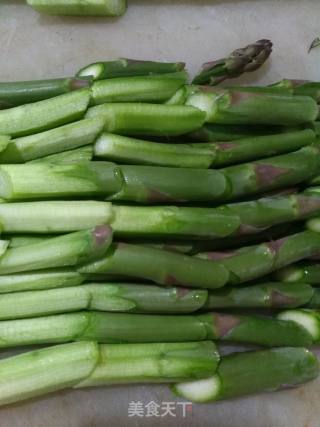 Asparagus Mixed with Shrimp recipe