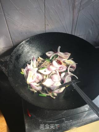 Fried Lamb Tripe with Onions recipe