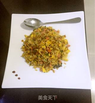 No Appetite? Why Not Have A Delicious Fried Rice---fried Rice with Pork with Pickled Vegetables! recipe