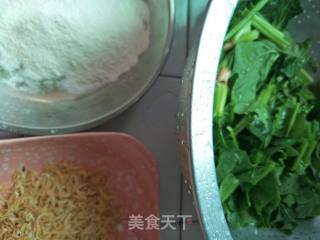 Spinach and Shrimp Skin Soup recipe