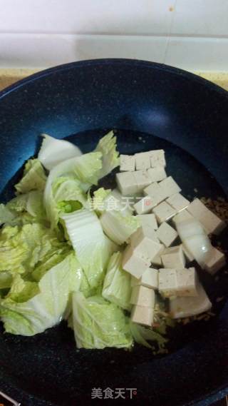 Tofu Stewed with Cabbage recipe