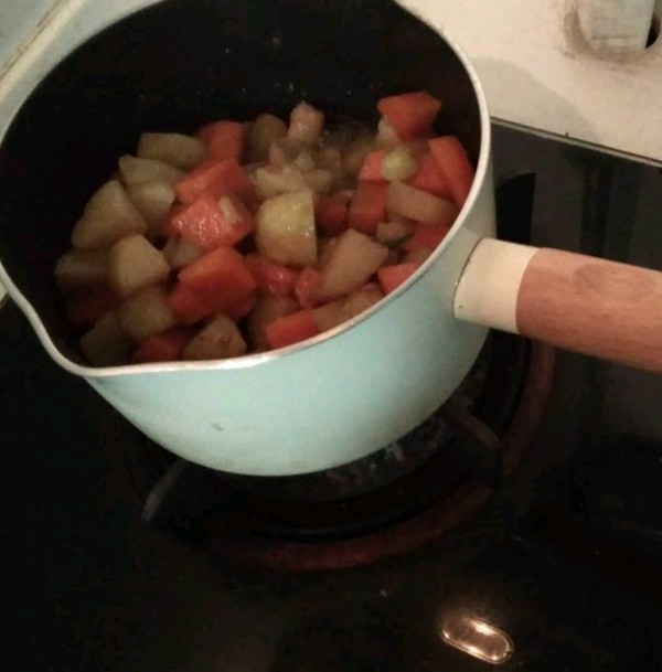 Two-color Fried Pork recipe