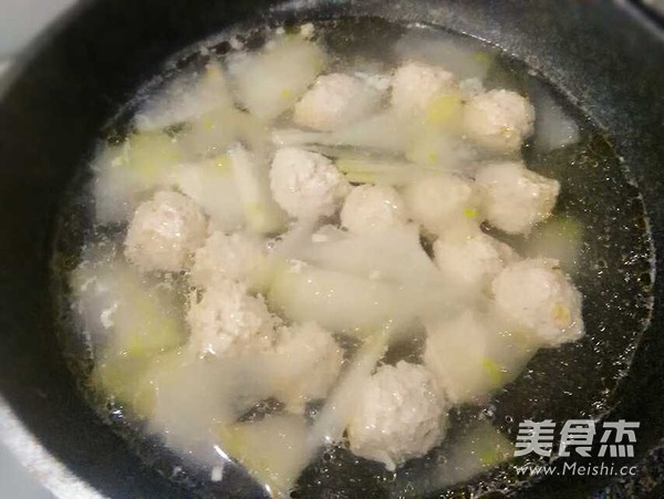 Winter Melon Meatball Soup recipe