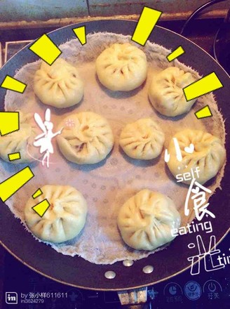 Two-sided Bean Paste Buns recipe