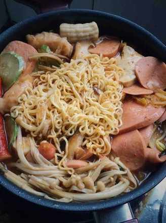 Lazy Version. Army Hot Pot recipe