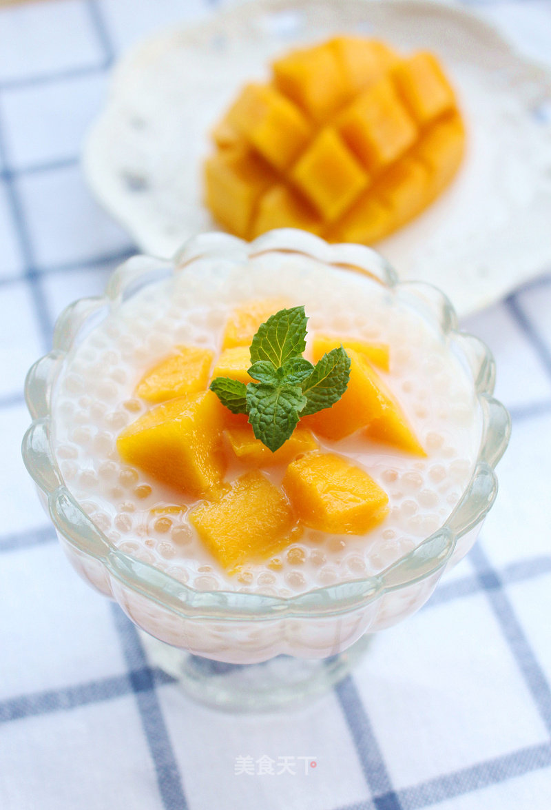 Summer Refreshing Dessert-coconut Milk Mango Sago recipe