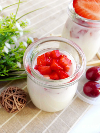 Strawberry Milk Pudding recipe