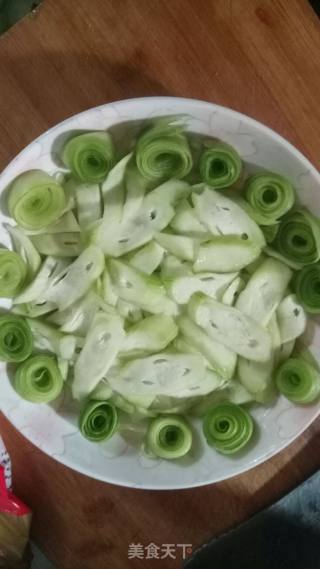 Garlic and Loofah recipe
