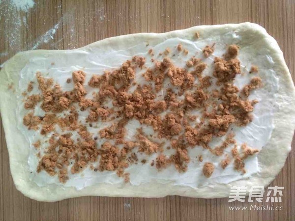 Whole Soy Milk Pork Floss Salad Pillow Toast recipe