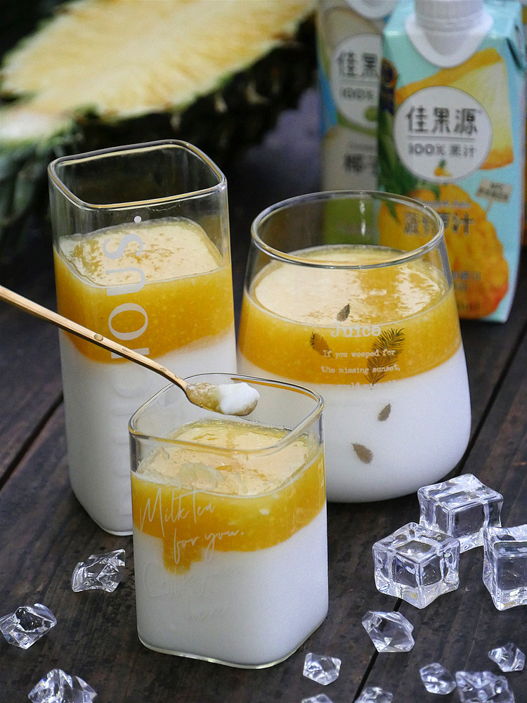 Pineapple Coconut Pudding