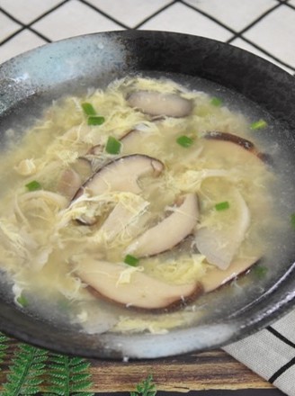 Double Mushroom Egg Soup