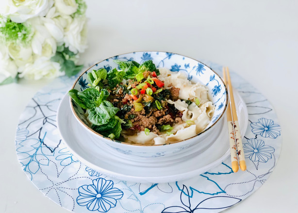 Large Bowl of Pork Fettuccine recipe