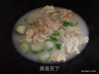 Loofah Egg Soup recipe