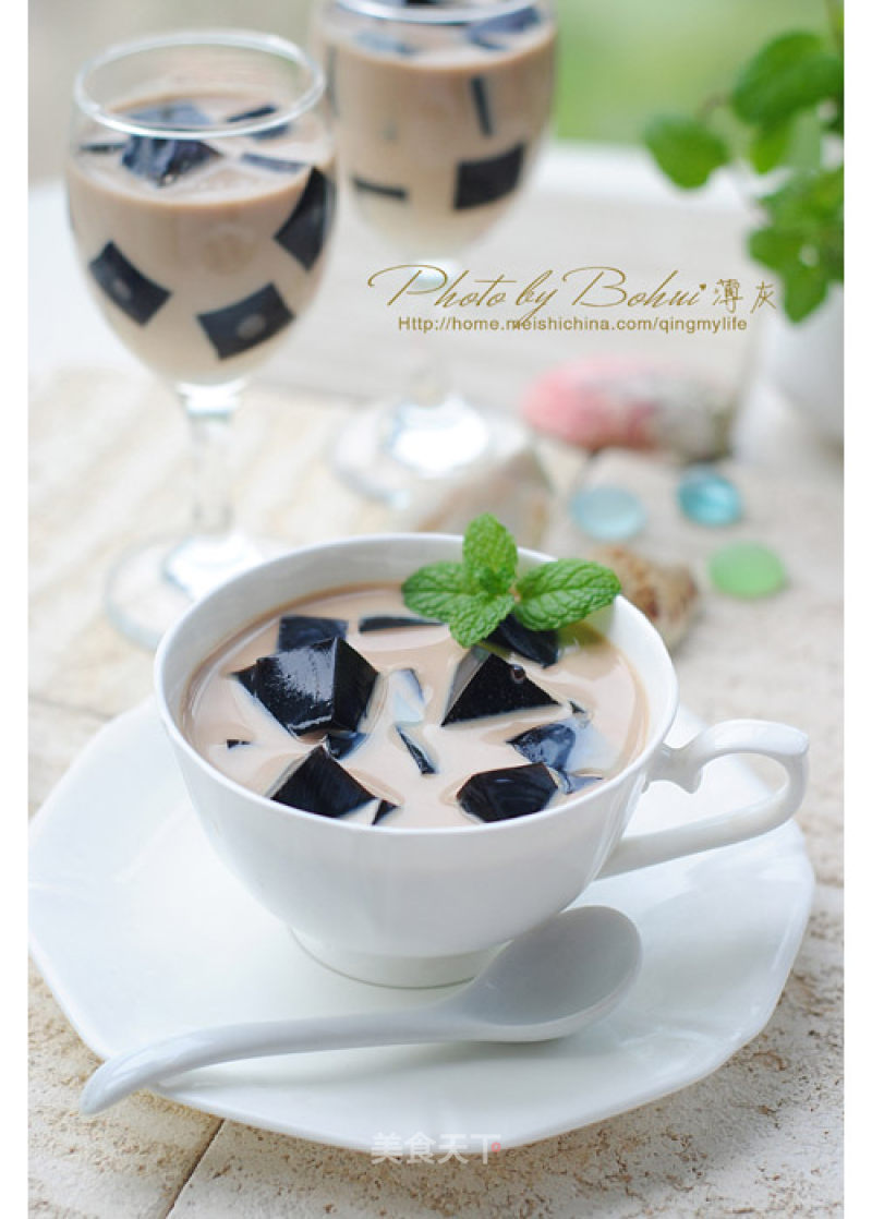 [xiancao Jelly Milk Tea] Homemade Drink to Cool Down for A Summer recipe