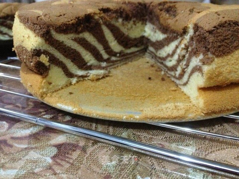 Zebra Print Chiffon Cake recipe