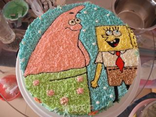 Spongebob and Pie Star Cake recipe