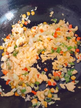 Assorted Egg Fried Rice recipe