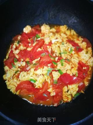 <quick and Easy to Cook Vegetarian Dishes> ~ Tomato Scrambled Eggs recipe