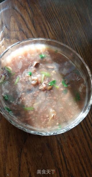 Black Bean Wild Boar Congee recipe