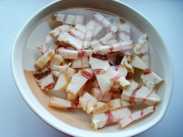 Rice Cooker Bacon Claypot recipe