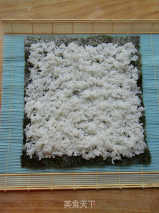 Shrimp Sushi (rice with Seaweed) recipe