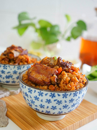 Braised Rice with Taro Ribs-office Workers Can Easily Get Delicious