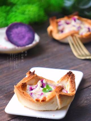 Purple Sweet Potato Toast recipe