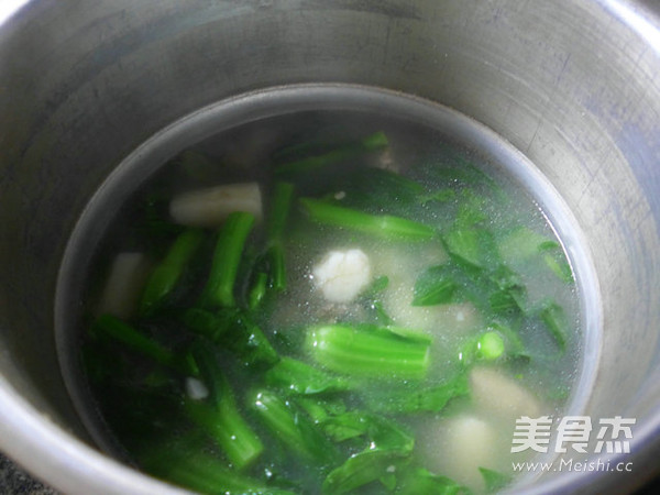 Vegetable Core Yam Keel Soup recipe