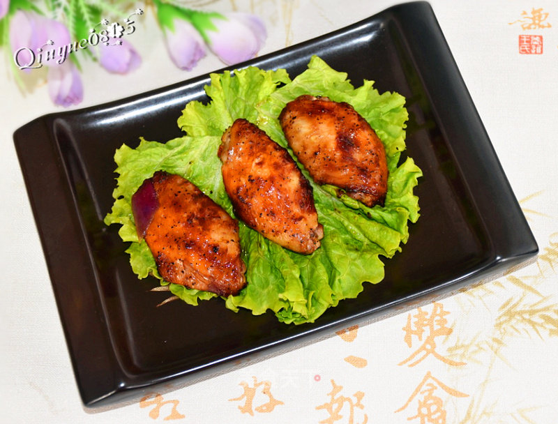 Black Pepper Chicken Wings (air Fryer Version) recipe