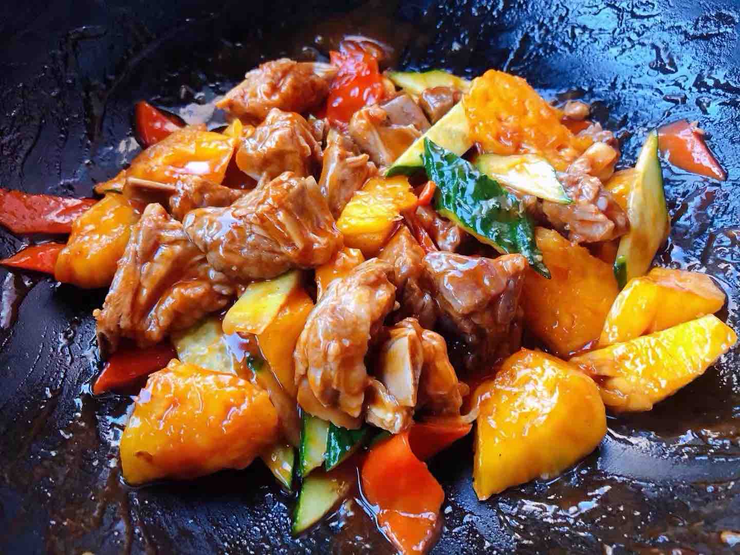 Sweet and Sour Pineapple Pork Ribs recipe