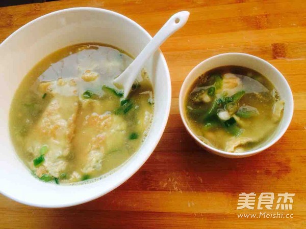 Loofah and Egg Soup recipe